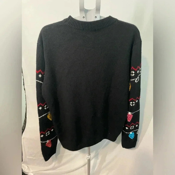 You look ugly today, glitter fairy light Christmas sweater size extra large B2 - Picture 4 of 9